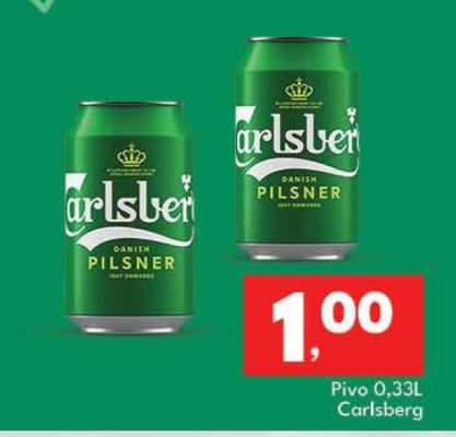Pivo 0,33L Carlsberg