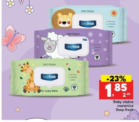 Baby vlažne maramice Deep fresh