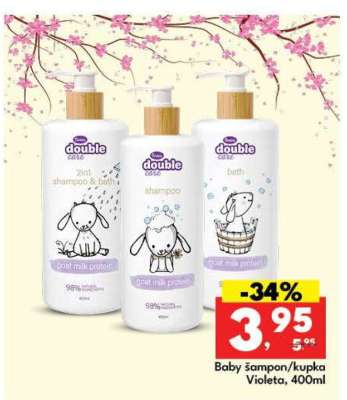 Baby šampon/kupka Violeta, 400ml