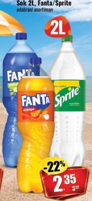 Sok 2L, Fanta/Sprite