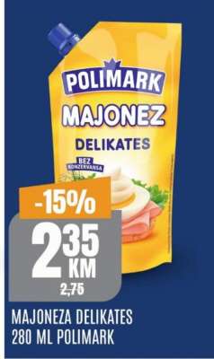 MAJONEZA DELIKATES 280 ML POLIMARK