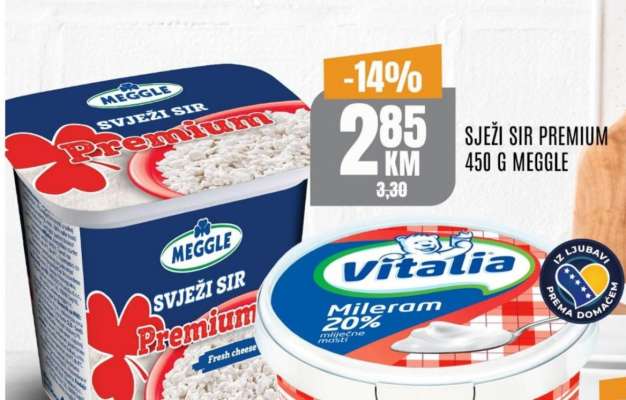 SJEŽI SIR PREMIUM 450 G MEGGLE
