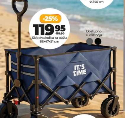 Sklopiva kolica za plažu