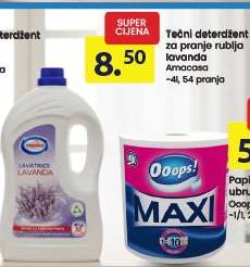 Amacasa tečni deterdžent za pranje rublja lavanda