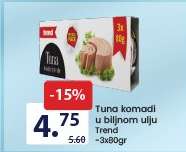 Tuna komadi u biljnom ulju Trend