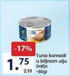 Tuna komadi u biljnom ulju Galija