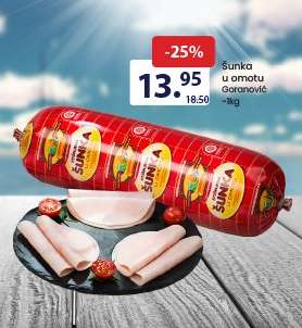 ŠUNKA u omotu Goranović