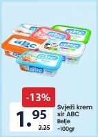 Svježi krem sir ABC