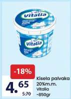 Kisela pavlaka 20%m.m. Vitalia