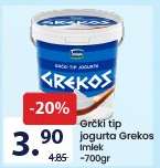 Grčki tip jogurta Grekos Imlek