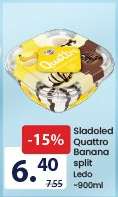 Sladoled Quattro Banana split
