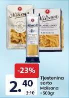 Tjestenina sorta Molisana