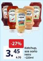 Ketchup, sos sorto Heinz