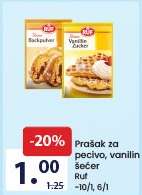 Prašak za pecivo, vanilin šećer