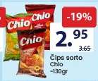 Čips sorto Chio