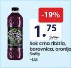 Sok crna ribizla, borovnica, aronija Swity