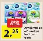 Osveživač za WC školjku Ambi pur