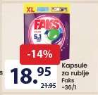 Kapsule za rublje Faks
