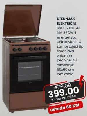 Štednjak električni