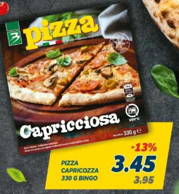PIZZA CAPRICCOZA 330 G BINGO