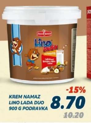 KREM NAMAZ LINO LADA DUO 900 G PODRAVKA