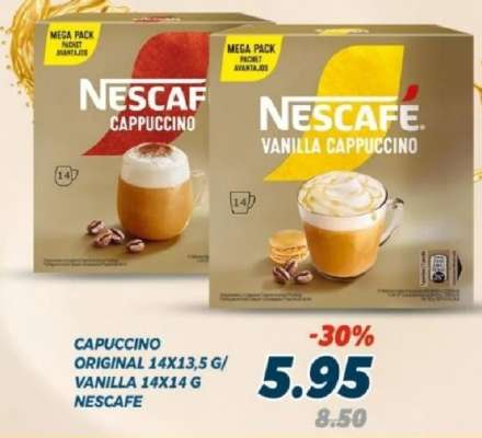CAPUCCINO ORIGINAL 14X13,5 G/ VANILLA 14X14 G NESCAFE