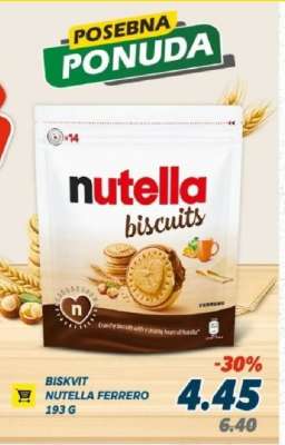 Biskvit Nutella Ferrero