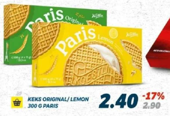 Keks Original/Lemon 300 g Paris