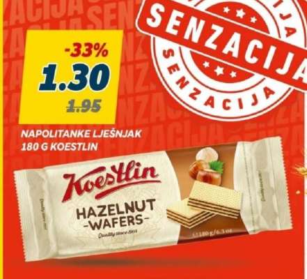 Napolitanke lješnjak