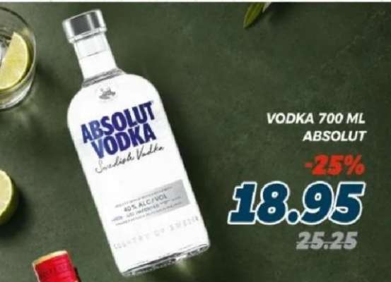 VODKA 700 ML ABSOLUT