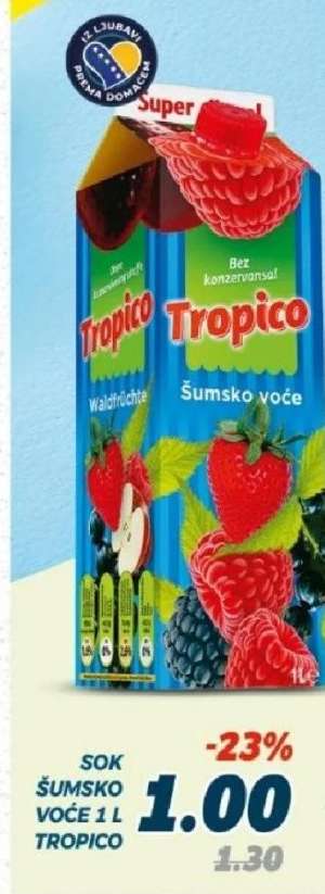 Sok Šumsko voće 1 L Tropico