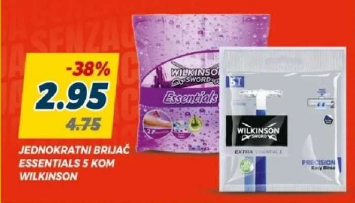 Jednokratni brijač Essentials 5 kom Wilkinson