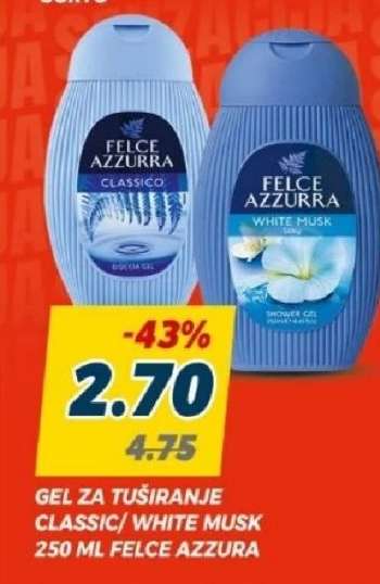 GEL ZA TUŠIRANJE CLASSIC/WHITE MUSK