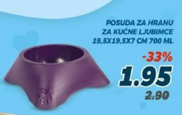 Posuda za hranu za kućne ljubimce