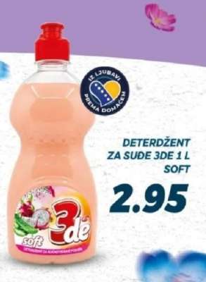 DETERDŽENT ZA SUĐE 3DE 1 L SOFT