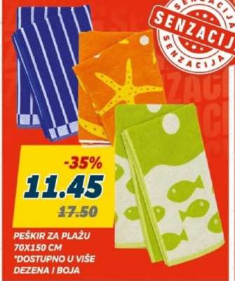Peškir za plažu