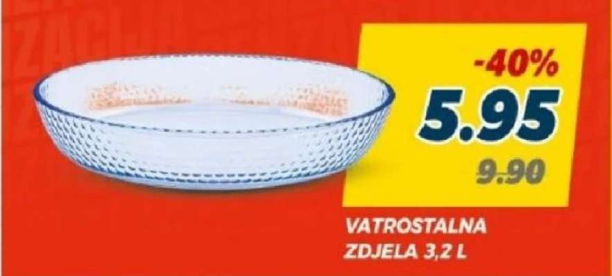 VATROSTALNA ZDJELA 3,2 L