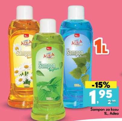 Šampon za kosu 1L, Adea