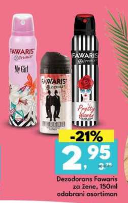 Dezodorans Fawaris za žene