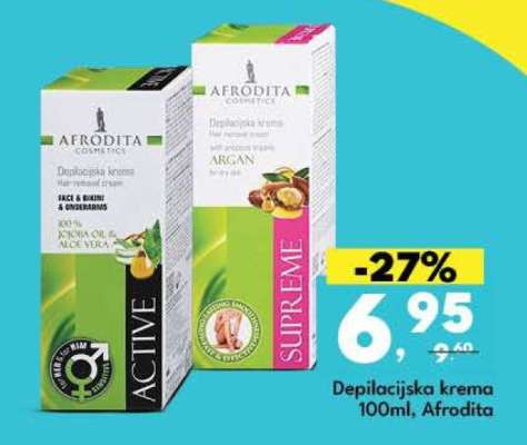 Depilacijska krema 100ml, Afrodita