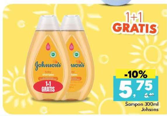 Šampon 300ml Johnsons
