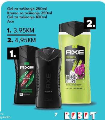 Axe Gel za tuširanje 250ml