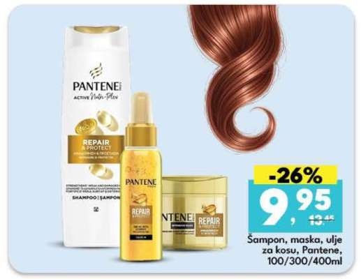Pantene šampon, maska, ulje za kosu