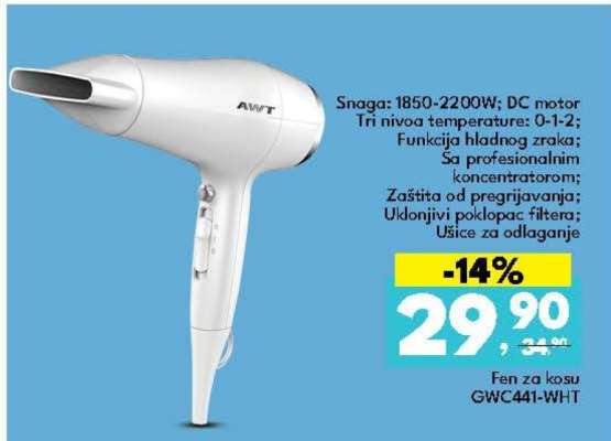 Fen za kosu GWC441-WHT