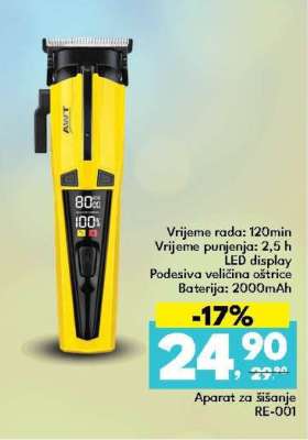 Aparat za šišanje RE-001