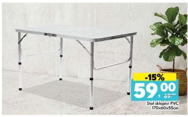 Stol sklopivi PVC
