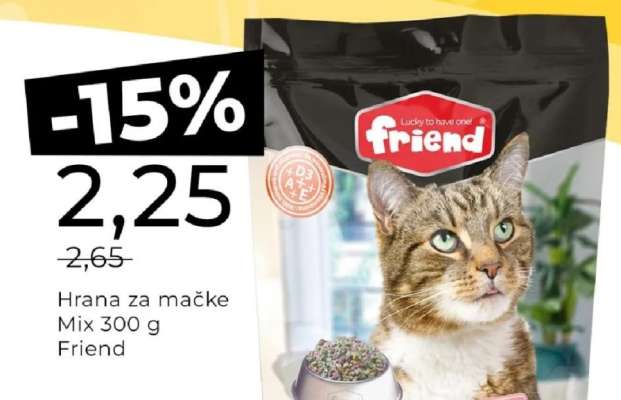 Hrana za mačke Mix 300 g Friend