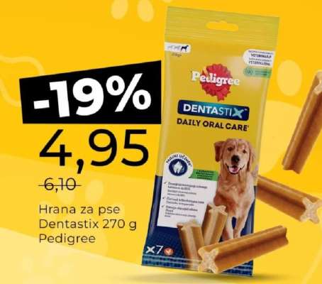 Hrana za pse Dentastix 270 g Pedigree