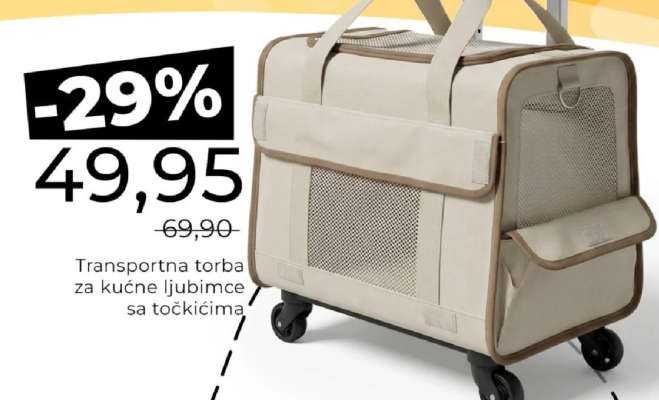 Transportna torba za kućne ljubimce sa točkićima