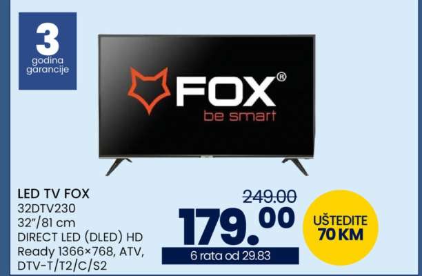 LED TV FOX